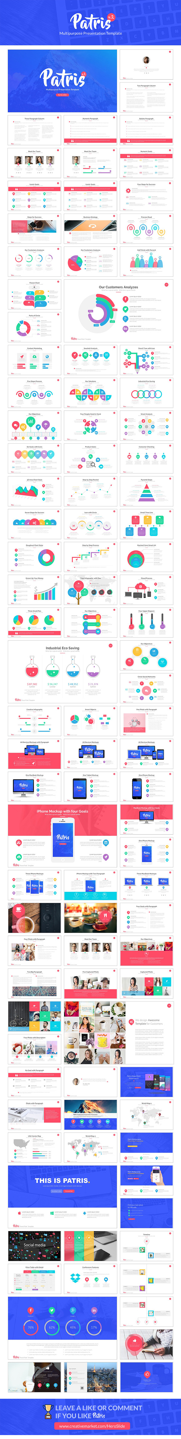 Patris PowerPoint Template [v2] in PowerPoint Templates - product preview 2