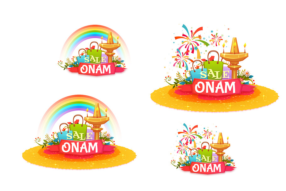 Onam Holiday banners in Illustrations - product preview 8