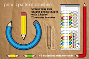 Pencil Pattern Brushes