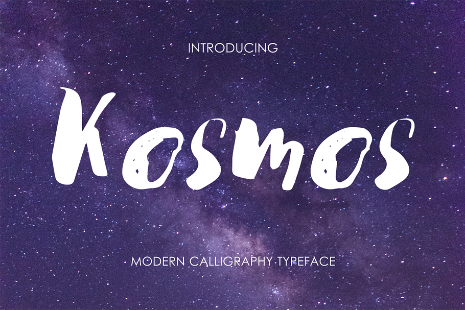 Kosmos - modern brush script