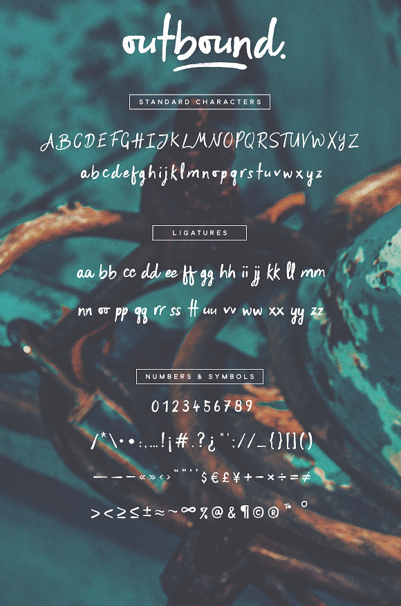 Outbound - Signature Font in Signature Fonts - product preview 7