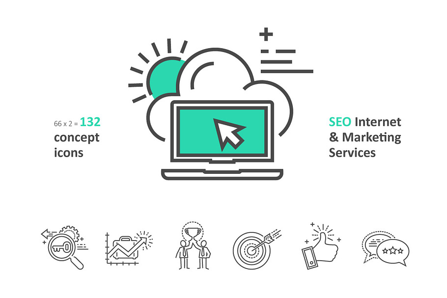SEO Internet & Marketing Services in Marketing Icons - product preview 8