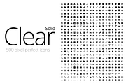 Clear Icons - Solid (500 Icons)
