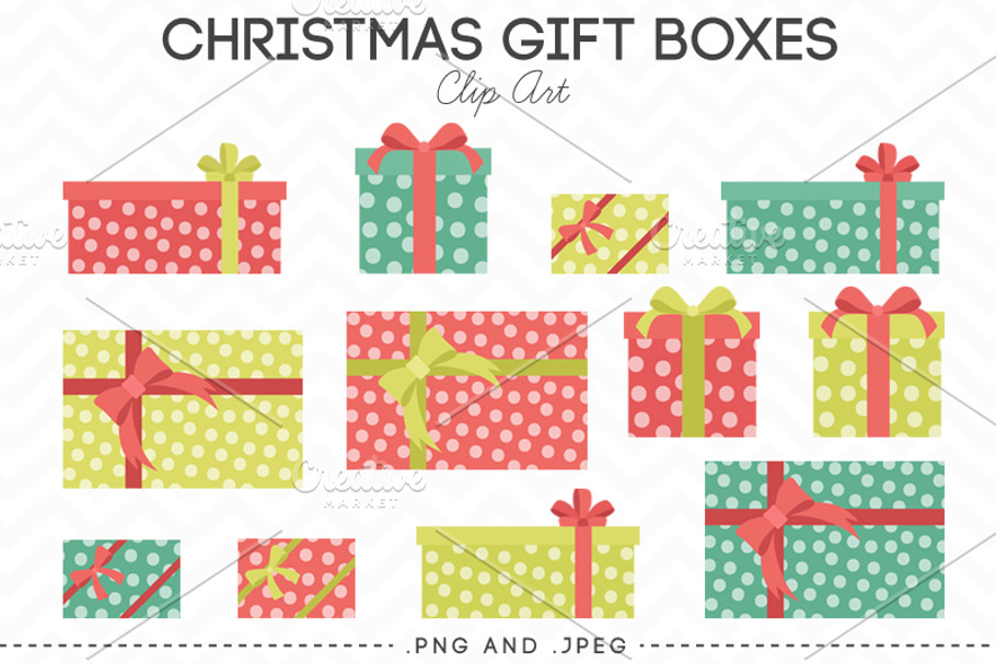 Christmas Gift Box Clip Art