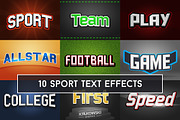 Sport Text Effects Mockup