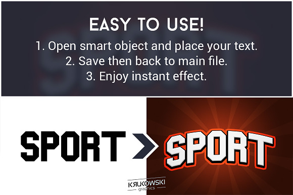 Sport Text Effects Mockup in Photoshop Layer Styles - product preview 2