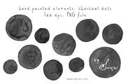 Chorcoal Dots, Clipart