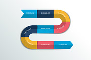 Process infographics  options banner