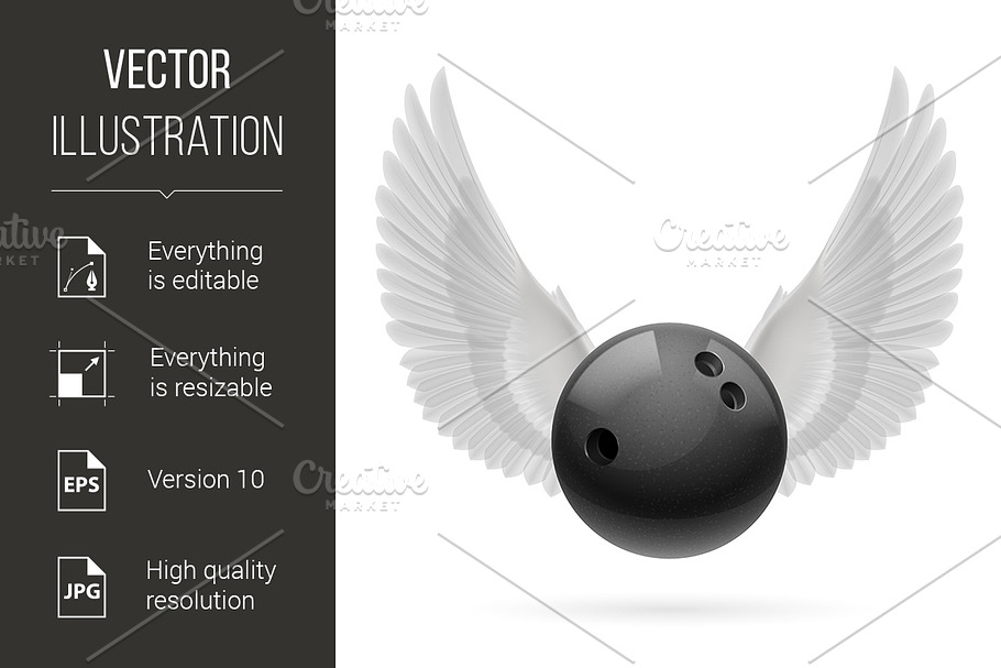 Flying ball in Graphics - product preview 8