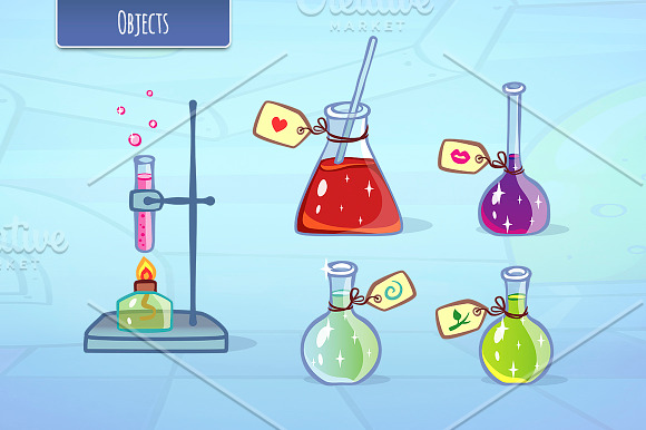 Magic Chemistry Bundle in Illustrations - product preview 3