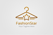 Fashion Star Logo Template