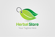 Herbal Store Logo Template