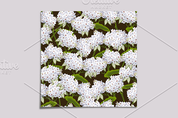 Linden flower pattern set in Illustrations - product preview 2