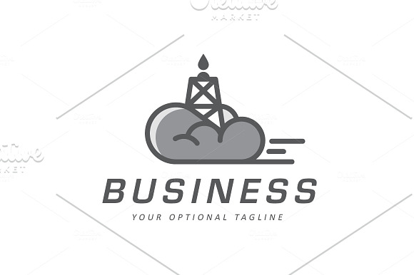 Petro Cloud Logo in Logo Templates - product preview 2