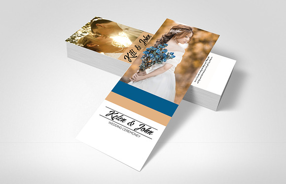 Wedding Rack Card Templates in Card Templates - product preview 2