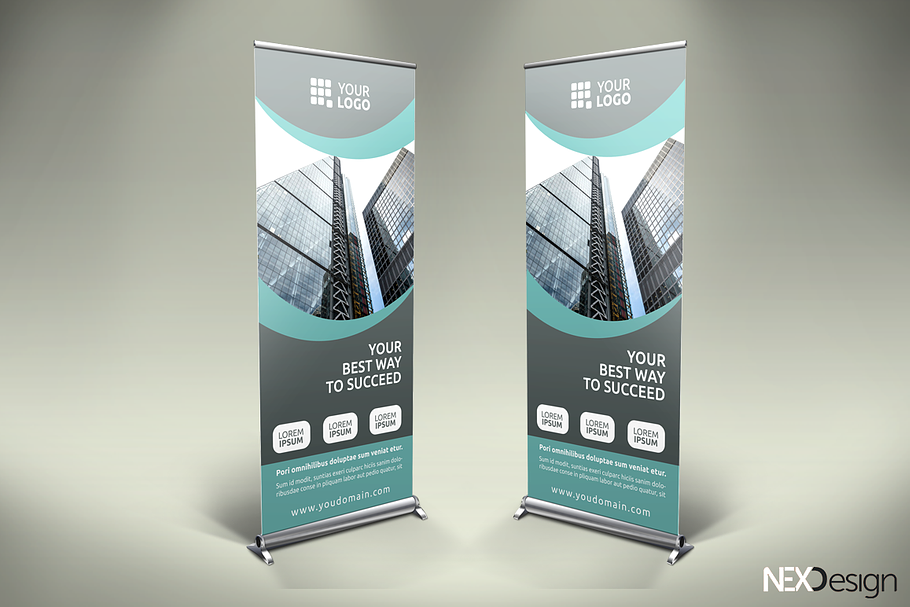 Business Roll-Up Banner - SK in Presentation Templates - product preview 8