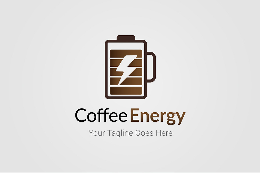 Coffee Energy Logo Template in Logo Templates - product preview 8