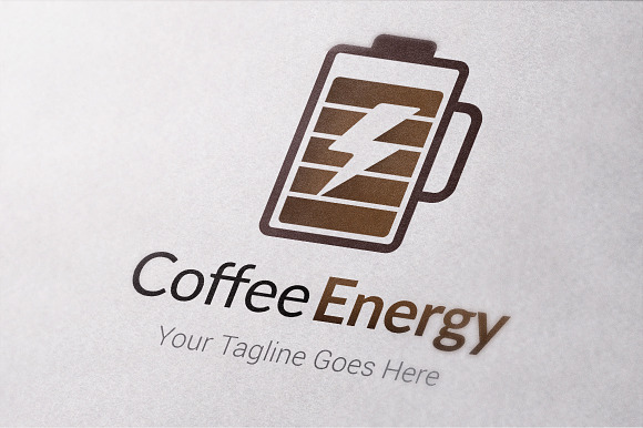 Coffee Energy Logo Template in Logo Templates - product preview 2
