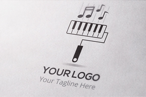 Music Painting Logo Template in Logo Templates - product preview 2