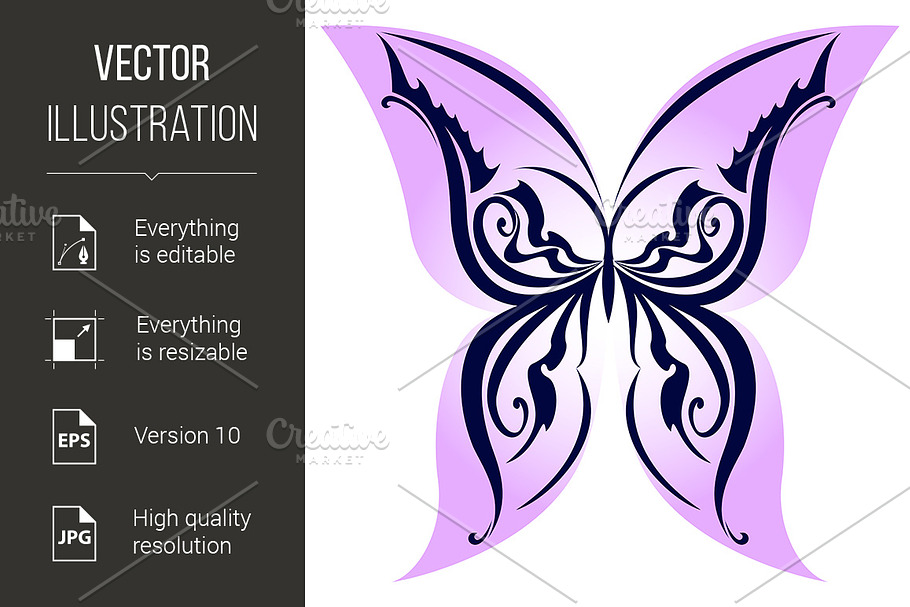 Abstract butterfly in Graphics - product preview 8