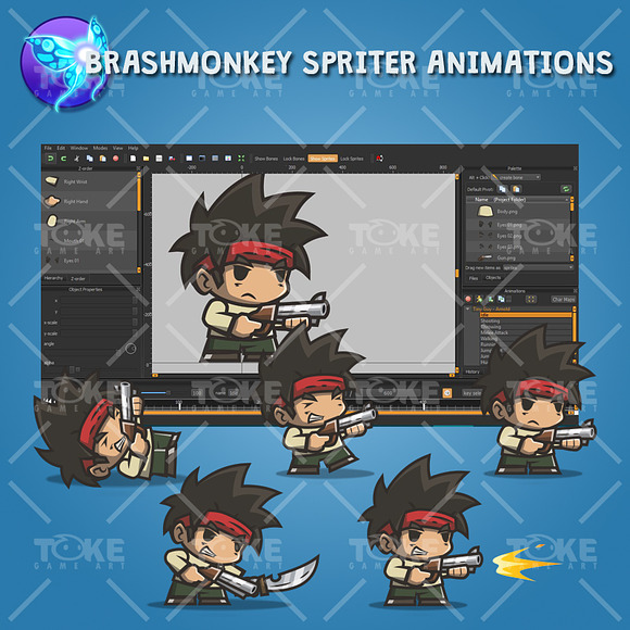 Tiny Guy Character Sprite - Arnold in Illustrations - product preview 1