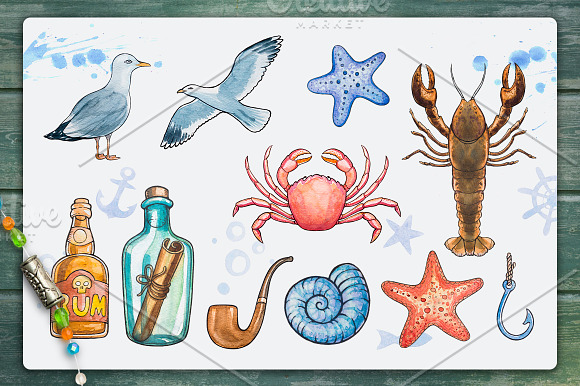 Nautical illustrations in Illustrations - product preview 2