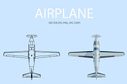 Airplane. Vector, JPG, PNG