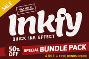 Inkfy Bundle Pack - 4 Styles on SALE