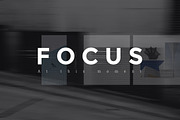 Focus PowerPoint Template + GIFT