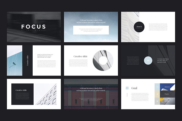 Focus PowerPoint Template + GIFT in PowerPoint Templates - product preview 1