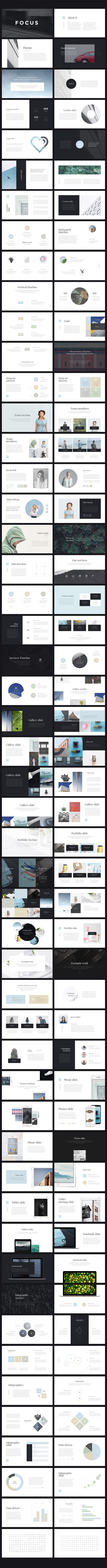 Focus PowerPoint Template + GIFT in PowerPoint Templates - product preview 4