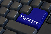 'Thank you' on enter keyboard