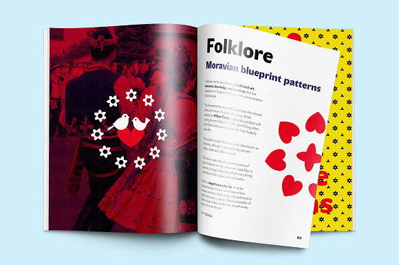 Folklore Patterns & Elements + Font in Patterns - product preview 7