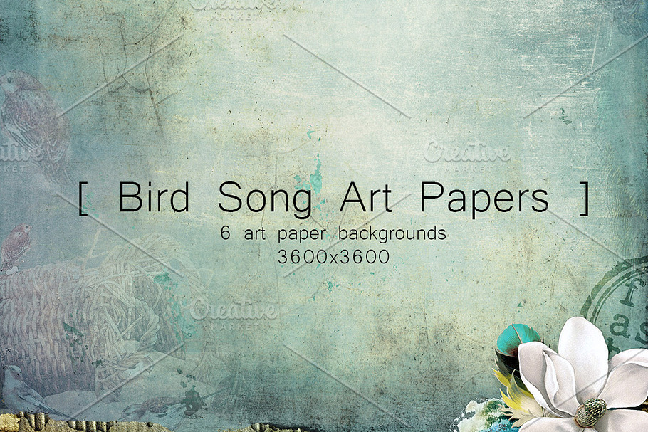 Bird Song Art Papers in Textures - product preview 8