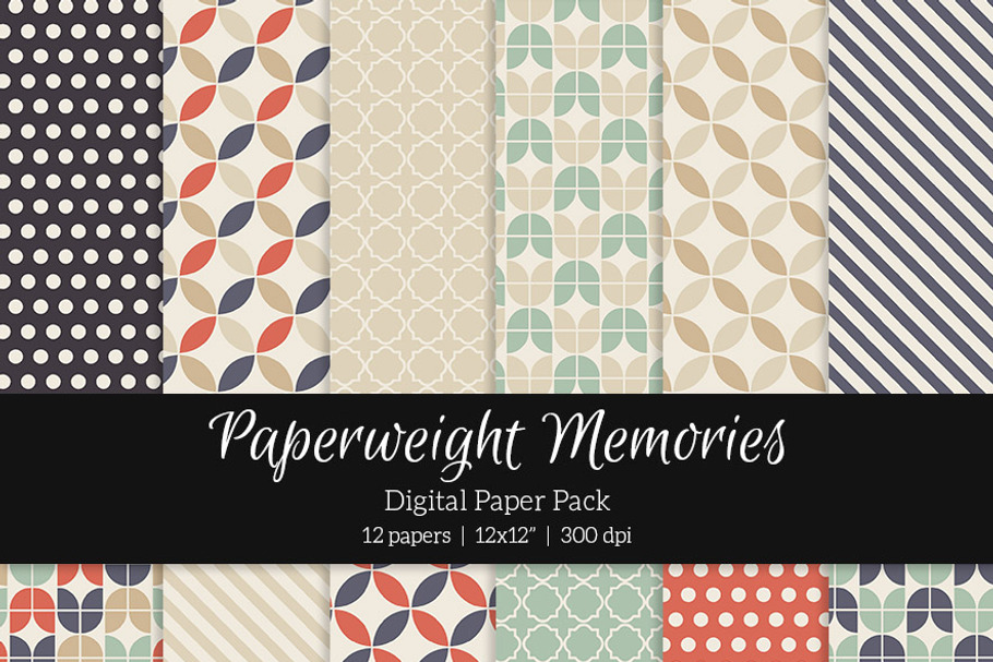 Patterned Paper – Retro Feeling in Patterns - product preview 8