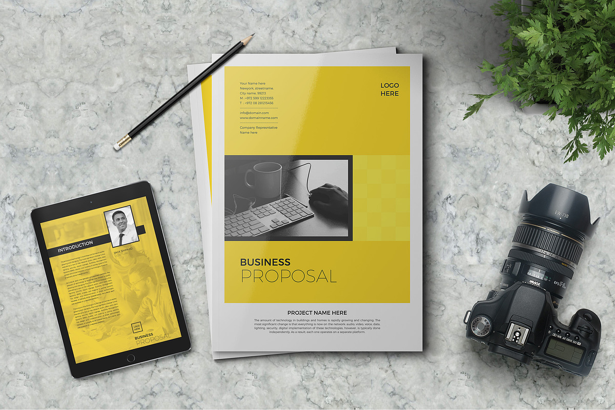 Business Proposal Template in Brochure Templates - product preview 8