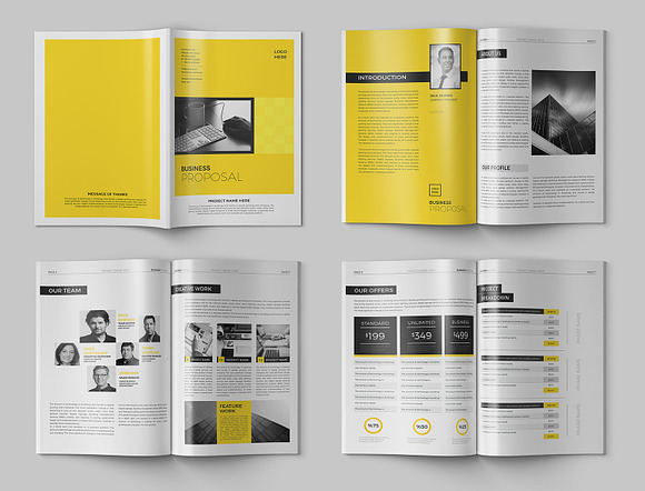 Business Proposal Template in Brochure Templates - product preview 1