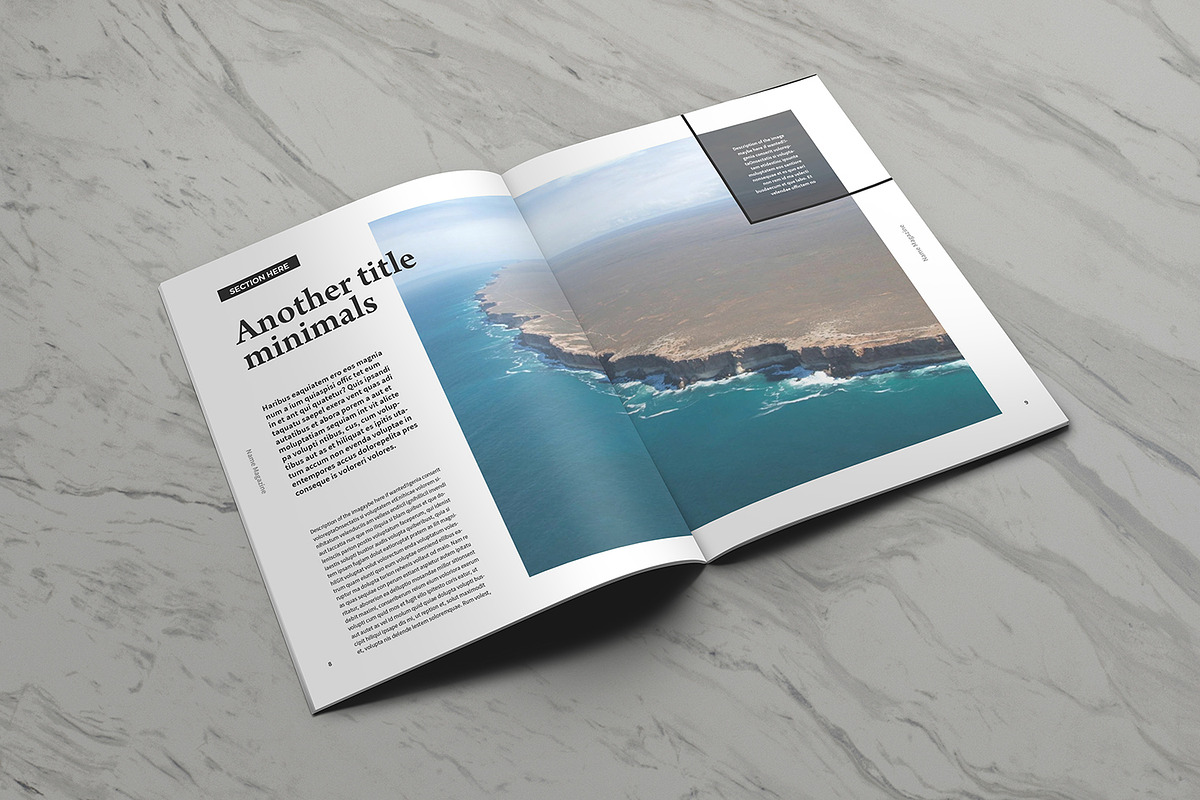 Moore Magazine Indesign Template in Magazine Templates - product preview 8