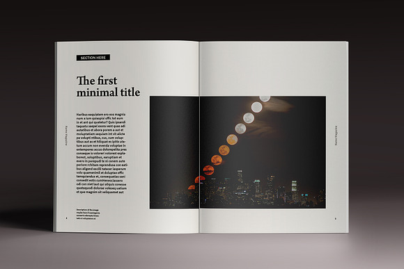 Moore Magazine Indesign Template in Magazine Templates - product preview 2