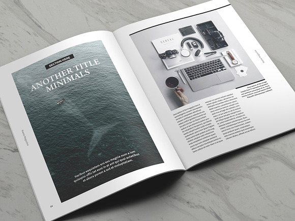 Moore Magazine Indesign Template in Magazine Templates - product preview 15