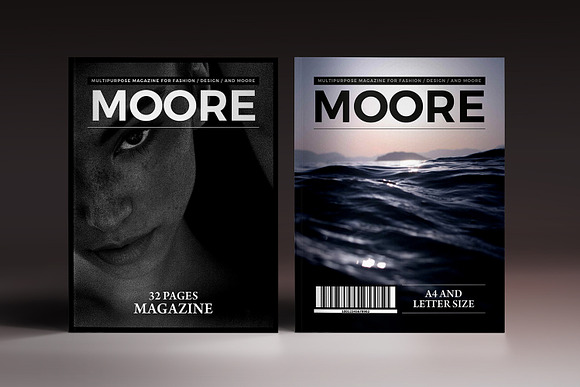 Moore Magazine Indesign Template in Magazine Templates - product preview 16