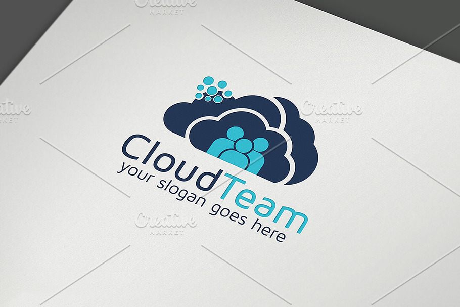 Cloud Team & Solution Logo 