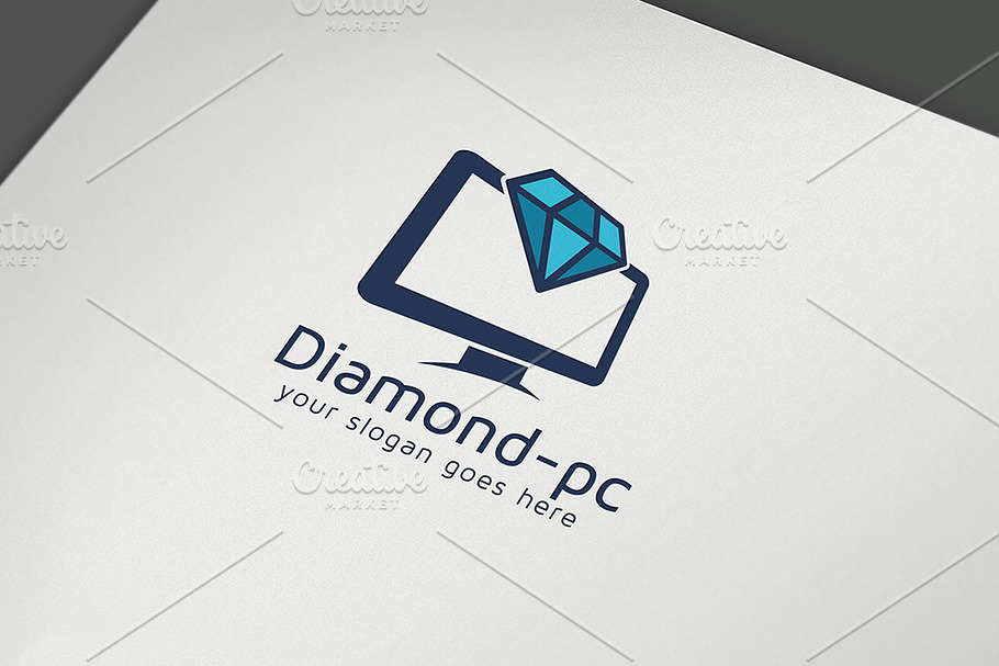 Diamond Logo Template in Logo Templates - product preview 8
