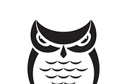 Vector images of owl design.