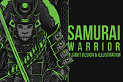 Samurai Warrior Illustration