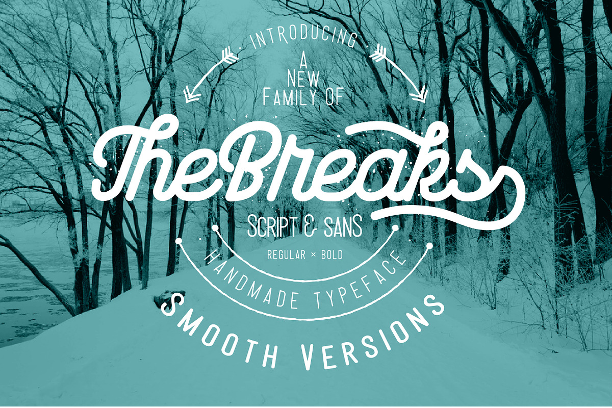 The Breaks (smooth version) in Display Fonts - product preview 8