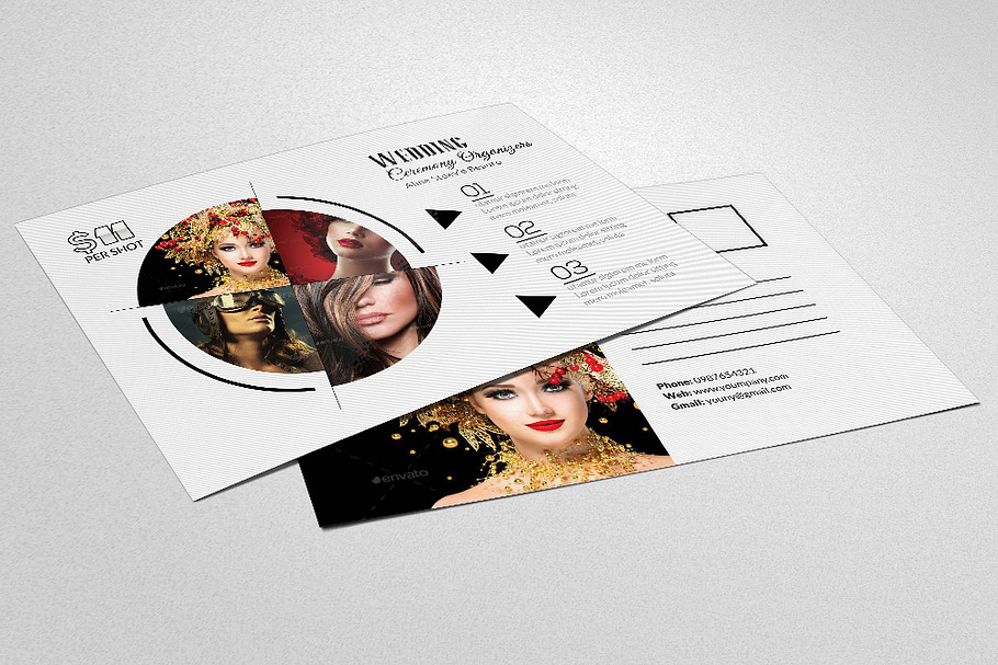 Fashion  Postcard template in Postcard Templates - product preview 8