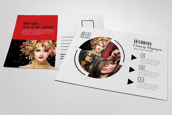 Fashion  Postcard template in Postcard Templates - product preview 1