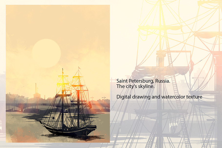Swedish sailboat in Illustrations - product preview 8