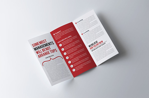 Business Trifold Brochure Template in Brochure Templates - product preview 1